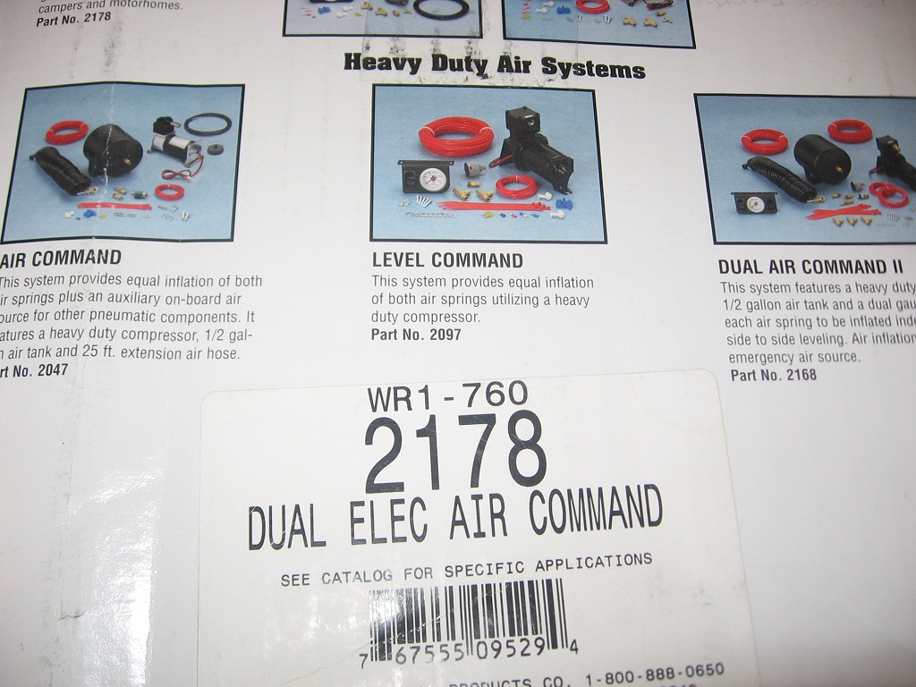 Firestone Airbag Dual Command Compressor Kit Chevy and GMC Duramax