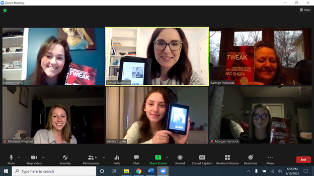 Virtual Book club meeting